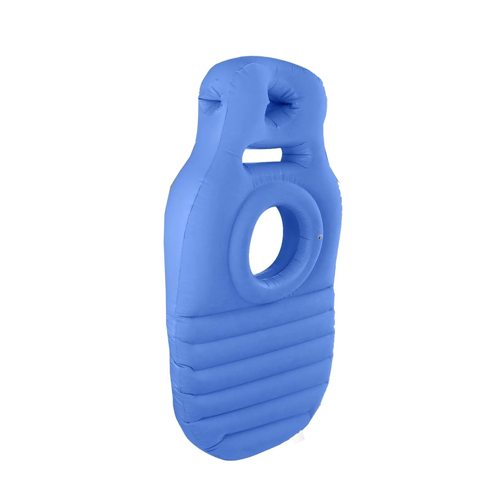 Flocked PVC O-Type Yoga Mat for Pregnant Inflatable Pregnancy Pillow Cushion Bed Pillow Sleeping Mat for Pregnant with Air Pump