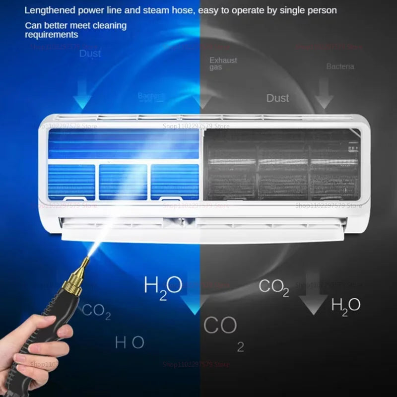 2025 Steam Cleaner High Temperature Disinfection for Kitchen Kitchen Range Hood Car Home Use 220V Multi-Purpose Steam Cleaner