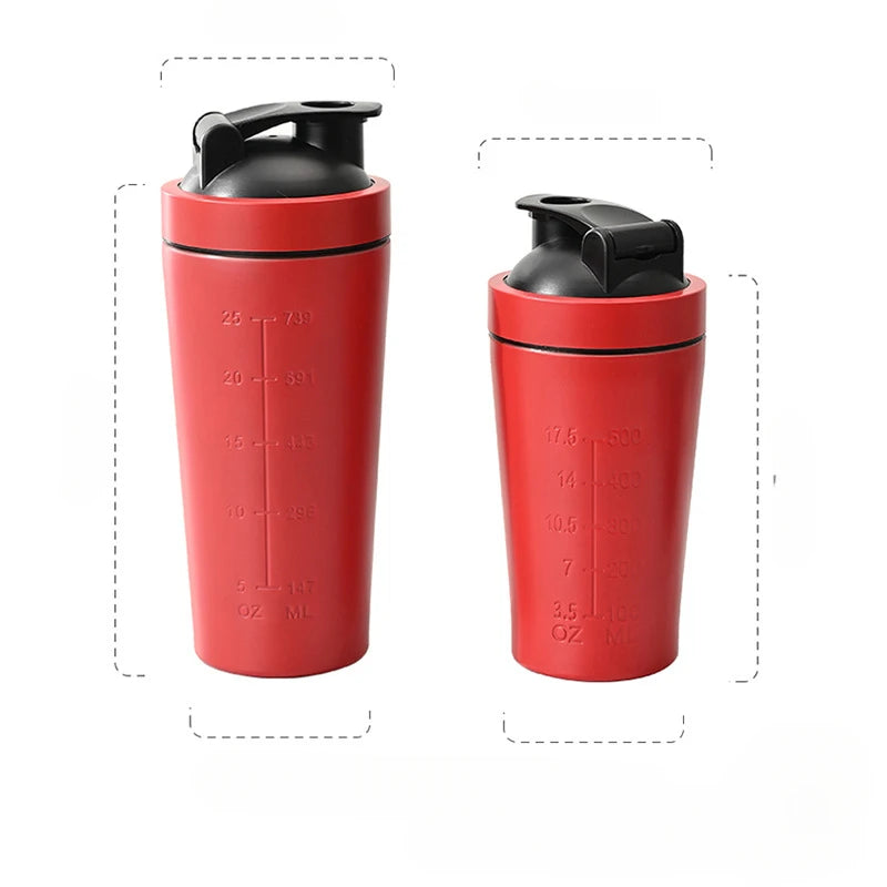 Premium Stainless Steel Protein Shaker Bottle 