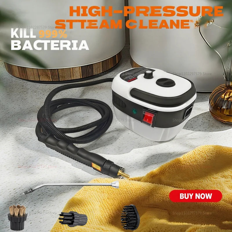 2025 Steam Cleaner High Temperature Disinfection for Kitchen Kitchen Range Hood Car Home Use 220V Multi-Purpose Steam Cleaner