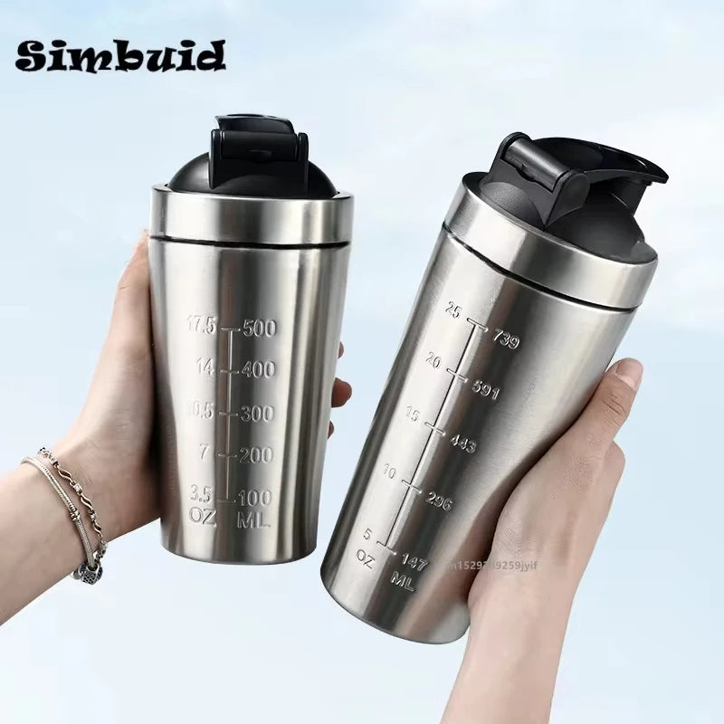Premium Stainless Steel Protein Shaker Bottle 