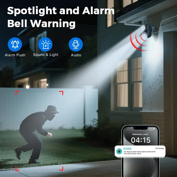 DualView Outdoor WiFi Security Camera