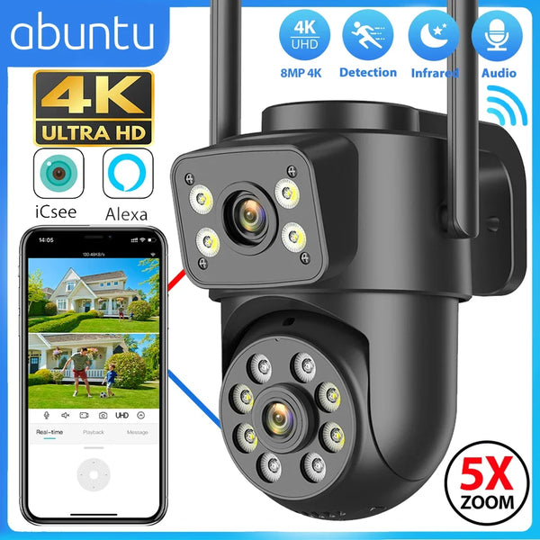 DualView Outdoor WiFi Security Camera